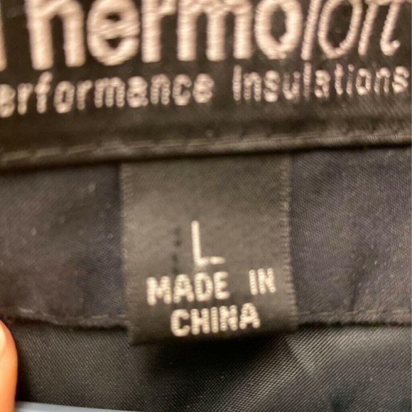 Bromley Sport Mens Puffer Jacket Black Collared L - Picture 4 of 10